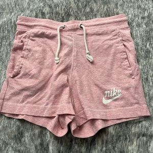 Pink Nike cloth shorts